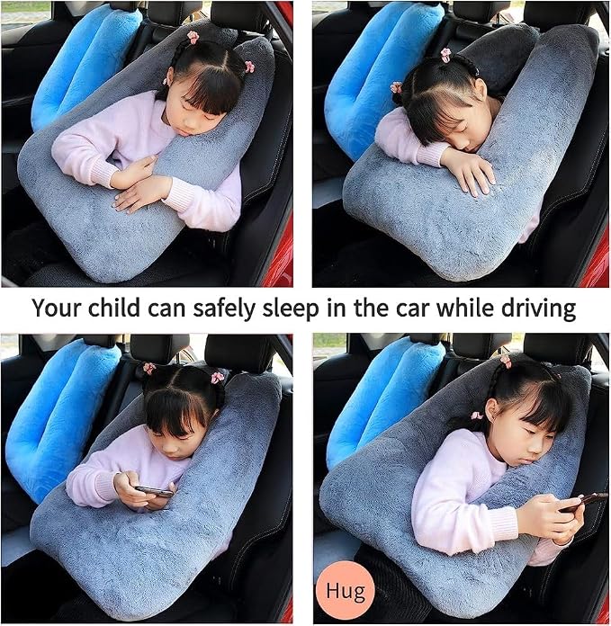 Travel Pillow Cushion for The Back Seat of Car Car Pillow for Kids A Sleeping - Image 6