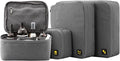 LEVEL8 4 Set Packing Cubes Travel Luggage Packing Organizers by LEVEL8