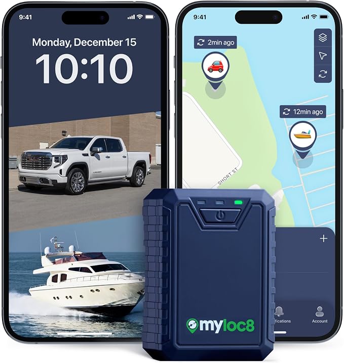 Ultra GPS Tracker for Vehicles – Rugged, Waterproof, Hidden GPS Car Tracker by MyLoc8
