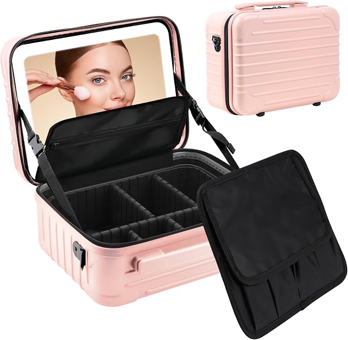 Kalolary Travel Makeup Train Cases, Makeup Bag by Kalolary