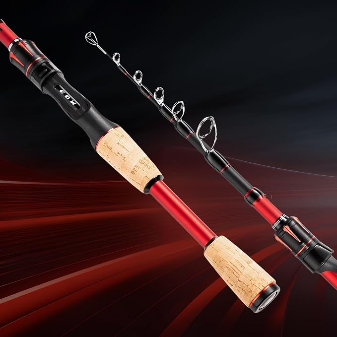 EOW XPEDITE LITE Portable Telescopic Fishing Rods & Combo, Spinning & Casting - Image 2