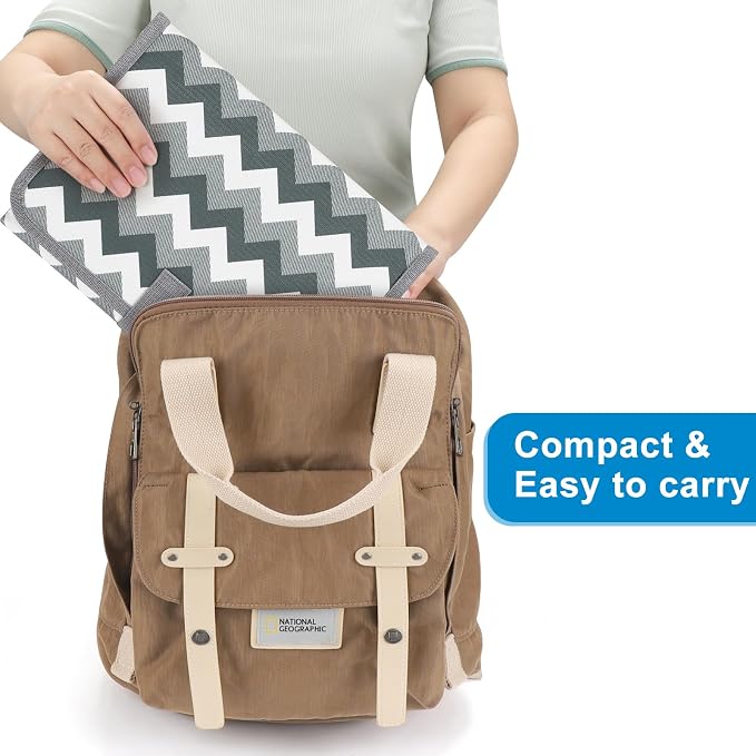 Accmor Portable Diaper Changing Pad, Waterproof Baby Changing Mat, Foldable - Image 4