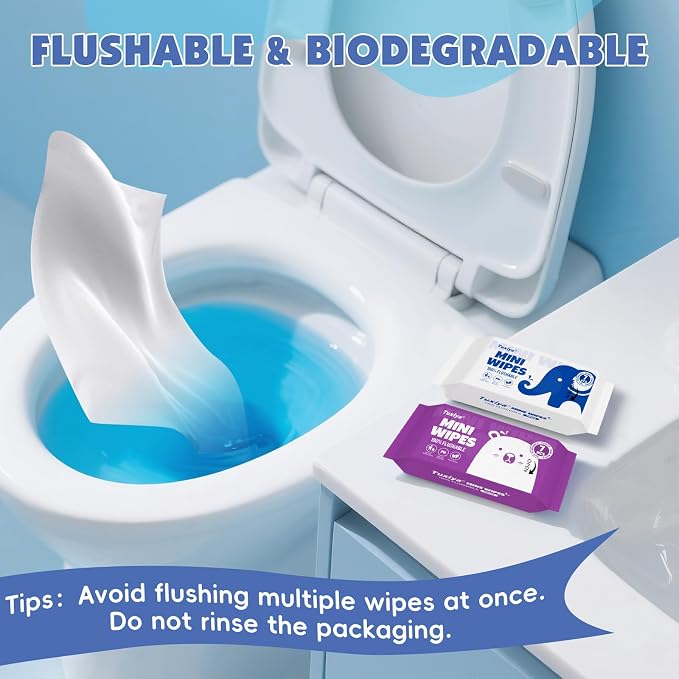 12 PackTravel Flushable Wipes - Image 6