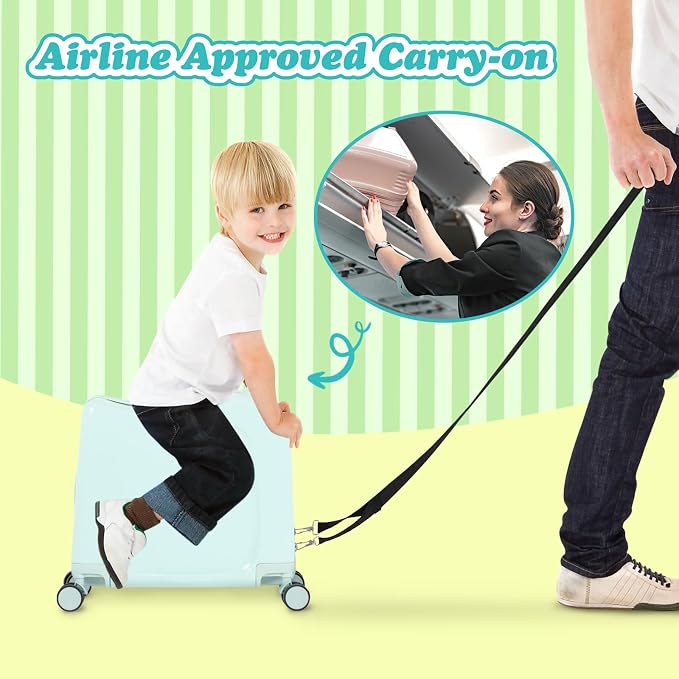 smilesun 20" Ride-On Travel Suitcase - Image 7