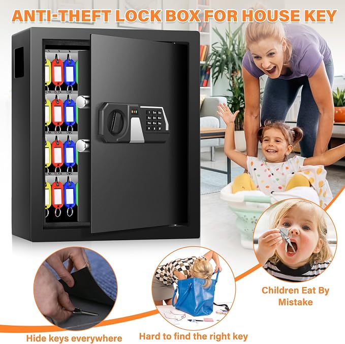 200 Keys Fireproof Key Safe - Image 9