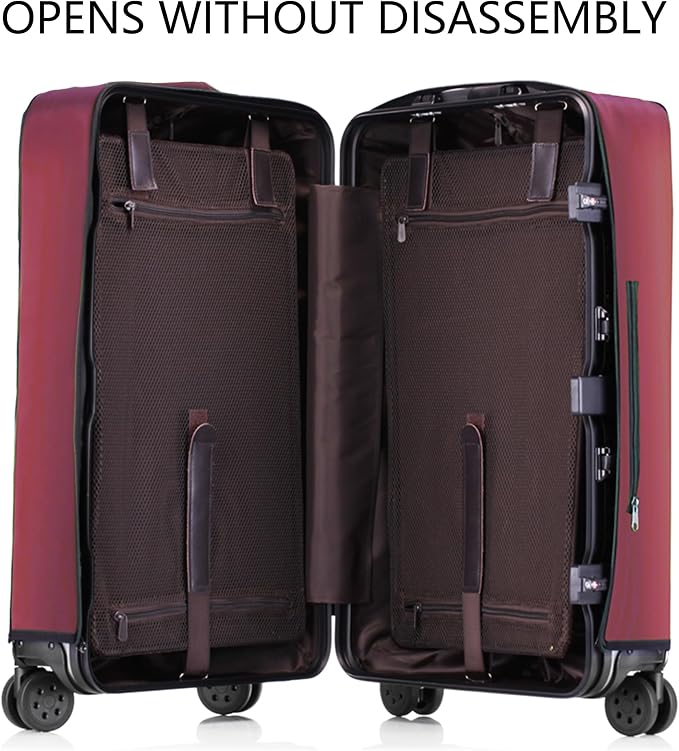 Transparent PVC Suitcase Cover, No Disassembly Required Clear Luggage Protector - Image 2