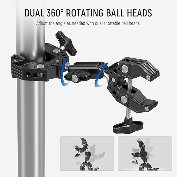 NEEWER Double Super Clamp Camera Mount - Image 4