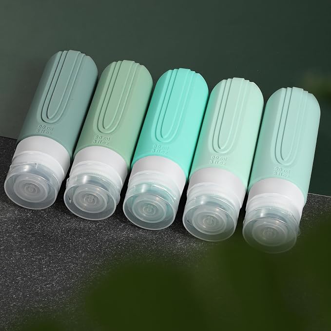 Travel Bottles for Toiletries, 5 Pack TSA Approved Travel Size Containers - Image 6