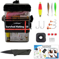 Mini Survival Fishing Kit Small Emergency Fishing Gear Box Pocket Fishing by Unknown