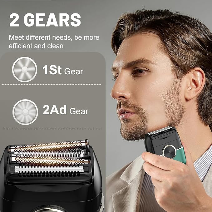Electric Foil Shavers for Men: Upgraded Mini Electric Razor - Image 4