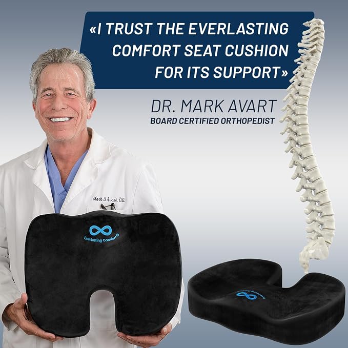 Everlasting Comfort Doctor Recommended Memory Foam Seat Cushion - Image 6