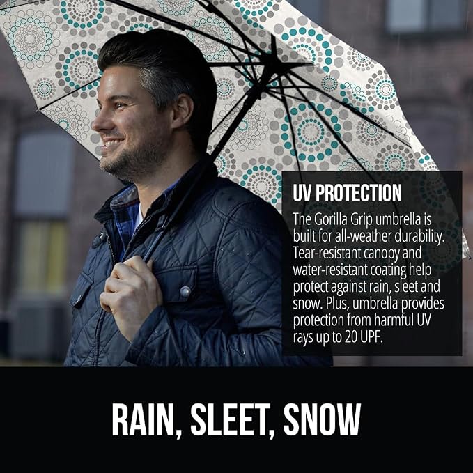 GORILLA GRIP Strong Stick Umbrella - Image 3