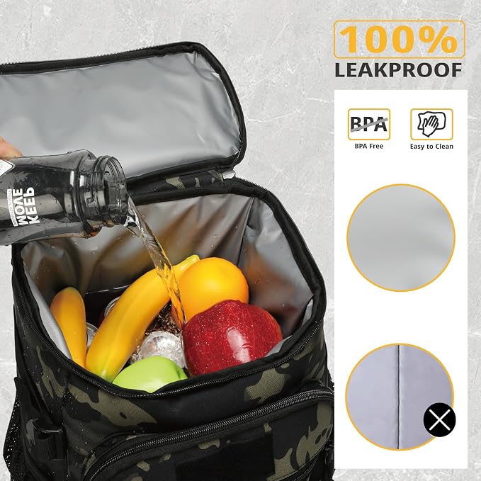 Tactical Backpack Cooler, 25L Cooler Backpack Insulated Leak-Proof, Heavy Duty - Image 7