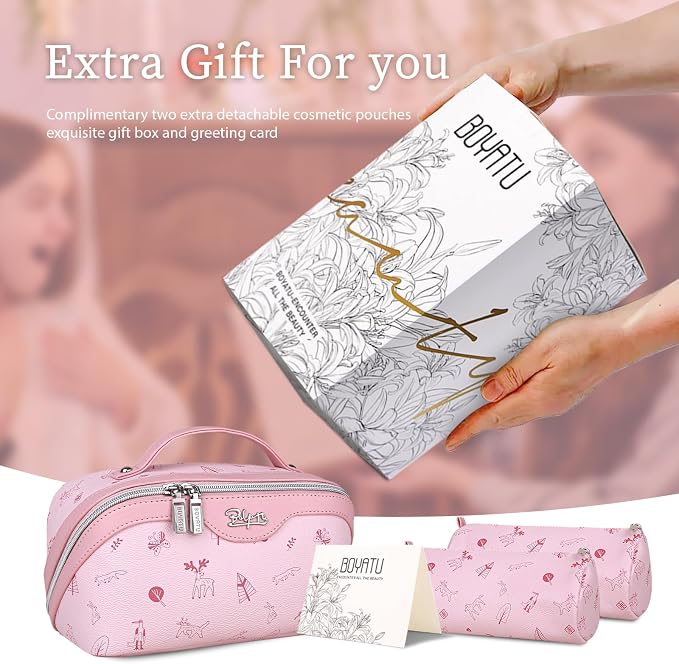 BOYATU Travel Makeup Bag Cosmetic Bags - Image 6
