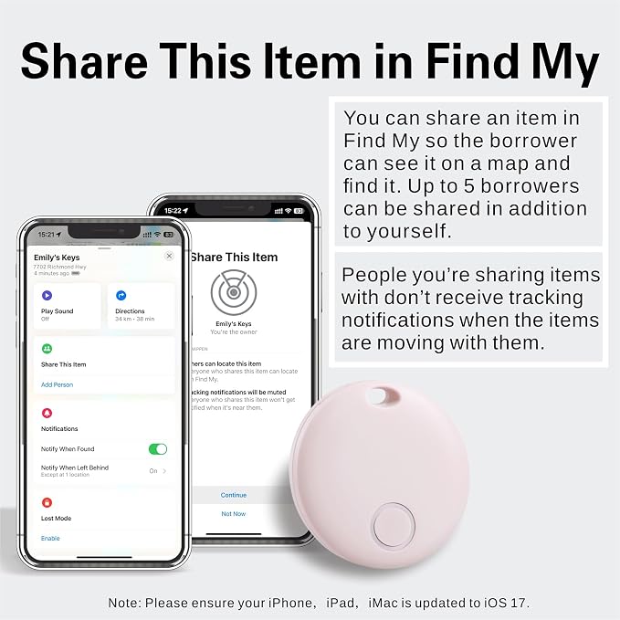 Reyke Air Tracker 4 Pack, Smart Tag Luggage Finder, Works - Image 6