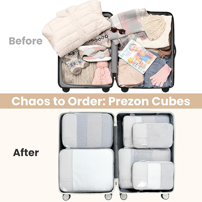 8 Set/6 Set/4 Set Compression Packing Cubes - Image 8