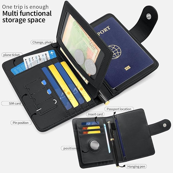 Passport Holder Wallet Bag - Image 2