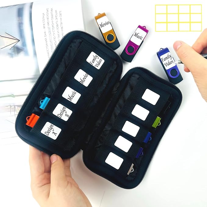 Flash Drive Case USB Storage Case JBOS USB Holder Storage Bag, Electronic - Image 2