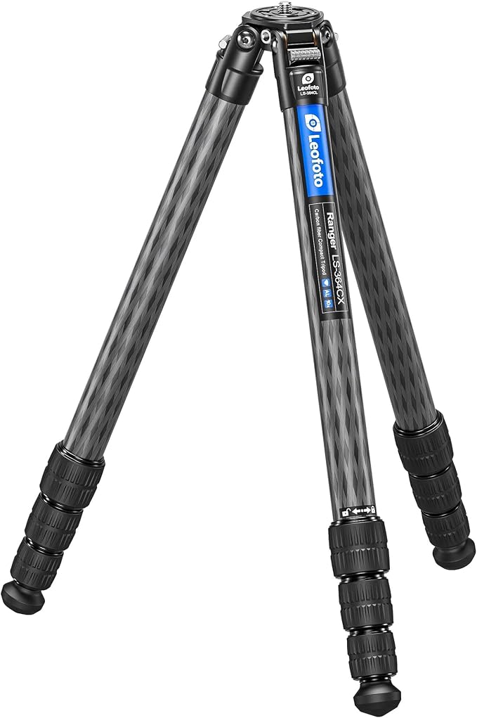 Leofoto 58" Lightweight Carbon Fiber Travel Tripod, Professional Compact Tripod by Leofoto