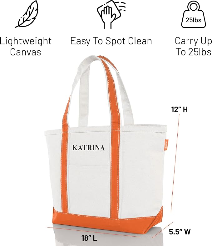 CB STATION Medium Classic Canvas Tote Bag - Image 4