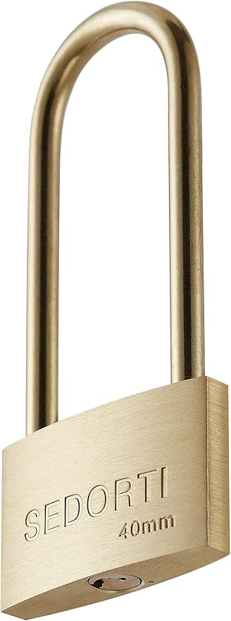 Weather Proof Lock, Solid Brass Padlock by SEDORTI