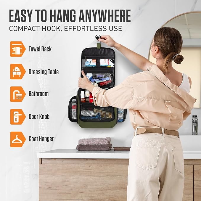 VENTURE 4TH Hanging Travel Toiletry Bag - Image 7