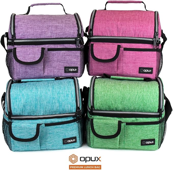 opux Lunch Bag Women Insulated, Adult Lunch Box Cooler, Lunch Box - Image 9