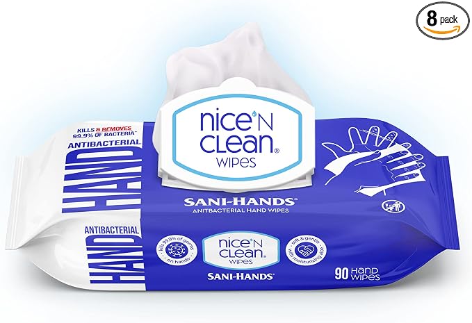 Nice 'N CLEAN Sensitive Skin Wet Hand Wipes 90ct | Infused by nicencleanwipes