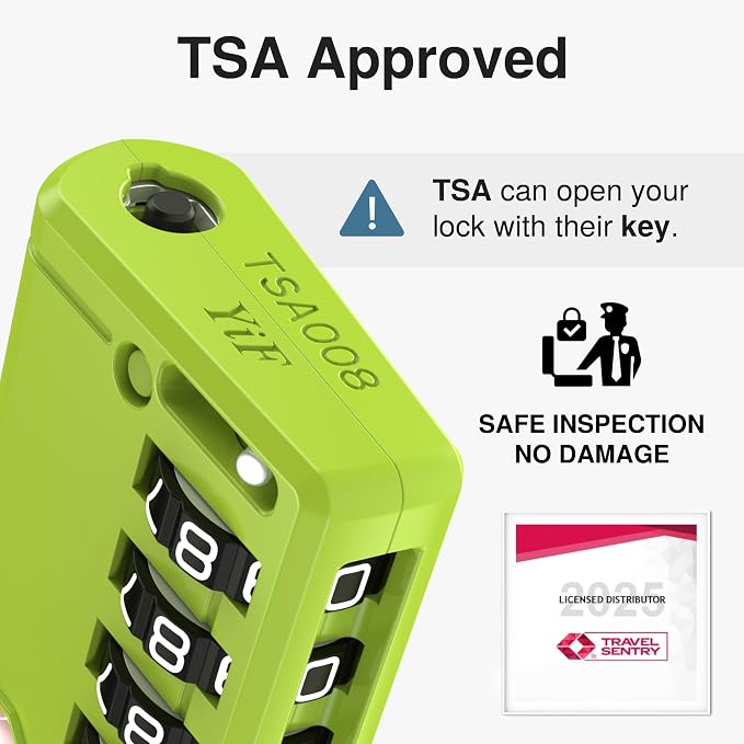 Puroma TSA Approved Luggage Travel Locks - Image 2