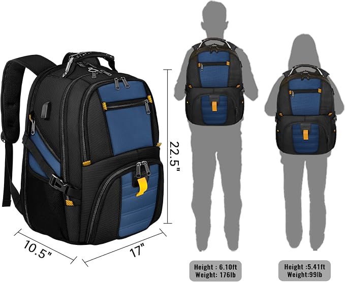 YOREPEK 18.4 Laptop Backpack, Large Backpacks - Image 7