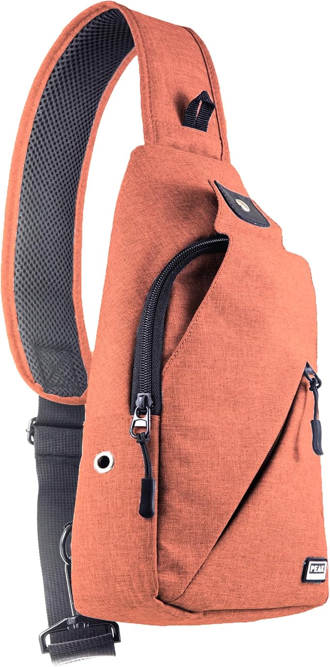 Peak Gear Travel Sling Bag. Compact Crossbody Bag | Lighter and Smaller than a by Peak+Gear