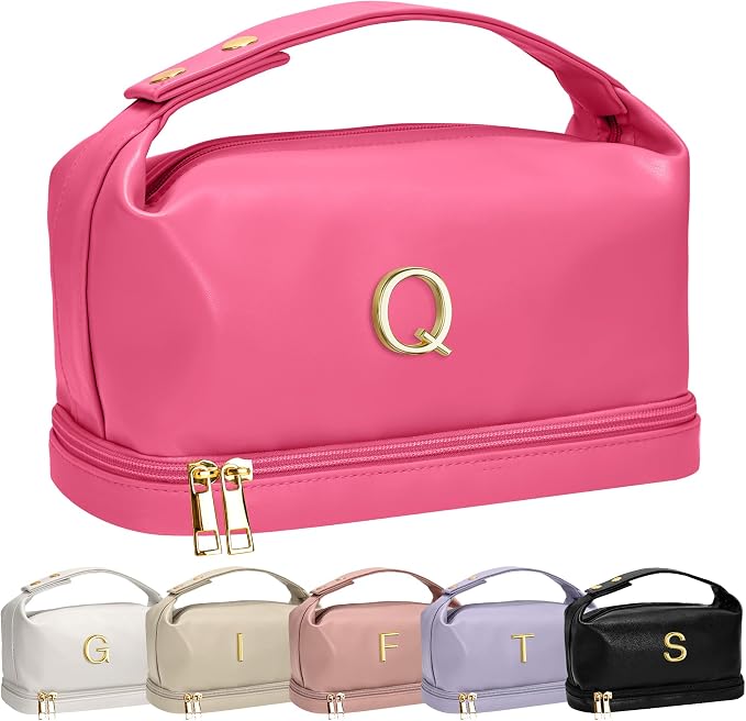 Appreciation Gifts for Her, Personalized Makeup Bag by Vogewood