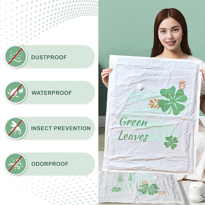 20 Pack Vacuum Storage Bags for Clothing Travel - Image 8