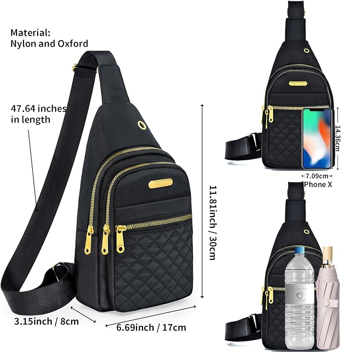 Small Sling Bag For Women Men Casual Crossbody Sling Backpack - Image 3