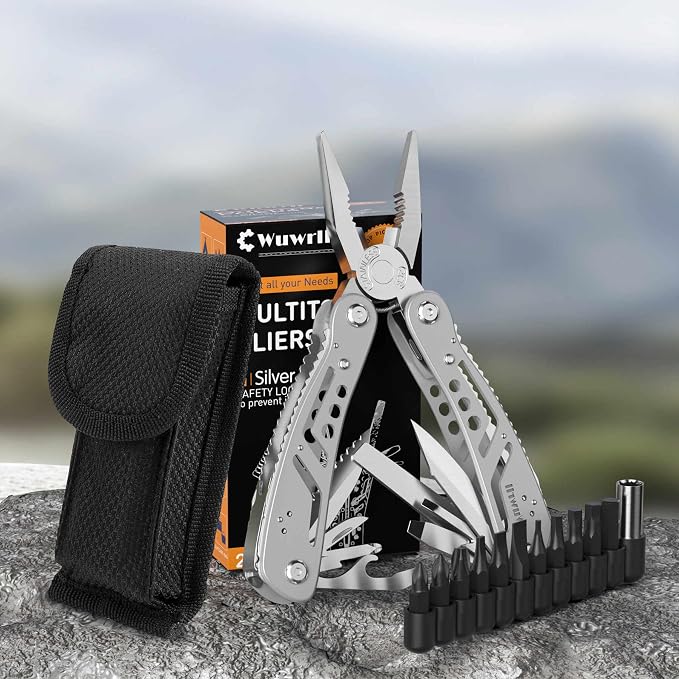 26-in-1 Multitool, Professional Stainless Steel Multi-Tool, Pocket Knife - Image 5
