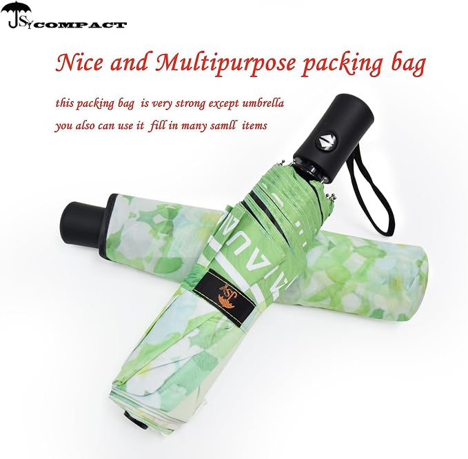 SY COMPACT Travel Umbrella Windproof Automatic Umbrellas Small Compact UV Sun - Image 3