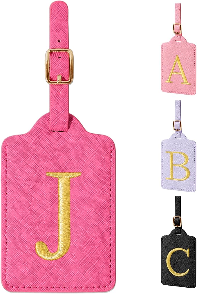 Personalized Initial Cute Luggage Tags by izuzta