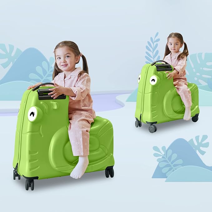 Kids Ride-on Luggage with Spinner Wheels Suitcase, Kid's Ride-On Suitcase Help - Image 4