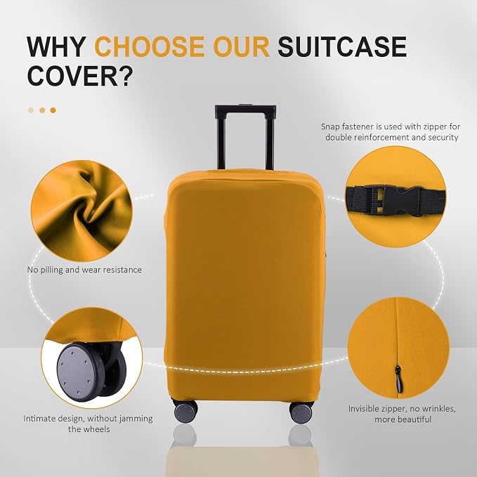 Travel Luggage Cover Suitcase Protector Scratch-Resistant Fit 19-31 Inch - Image 4