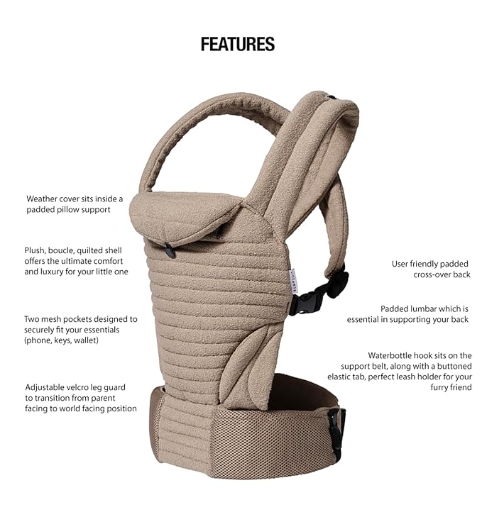 Bumpsuit Baby Carrier for Men Women Newborn to Toddler, Ergonomic Face-in & - Image 7