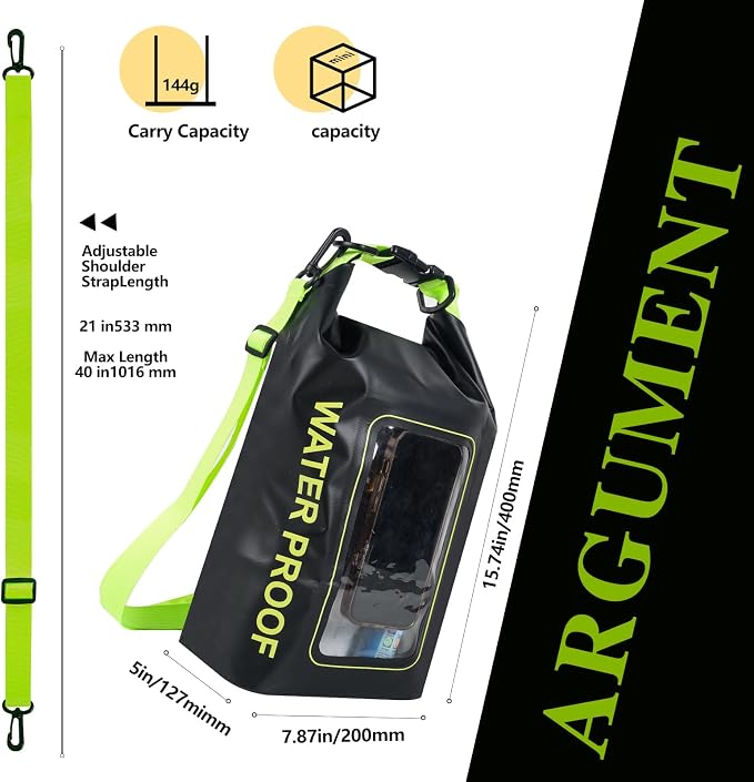 IP68 Waterproof Dry Bag, 2L - Image 2