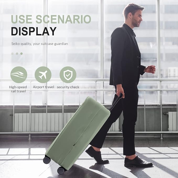 Travel Luggage Cover Suitcase Protector Scratch-Resistant Fit 19-31 Inch - Image 7