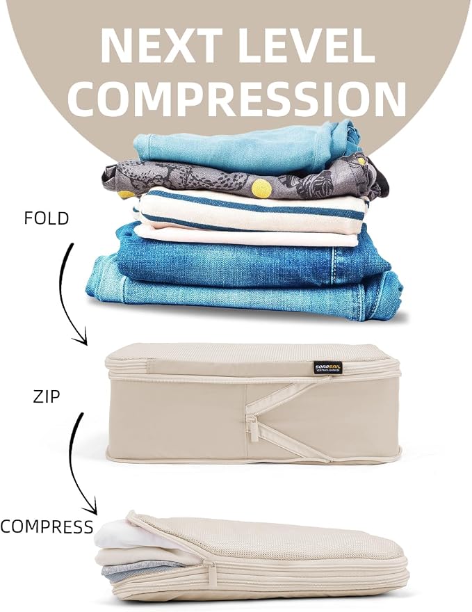 6 Set Compression Packing Cubes - Image 3