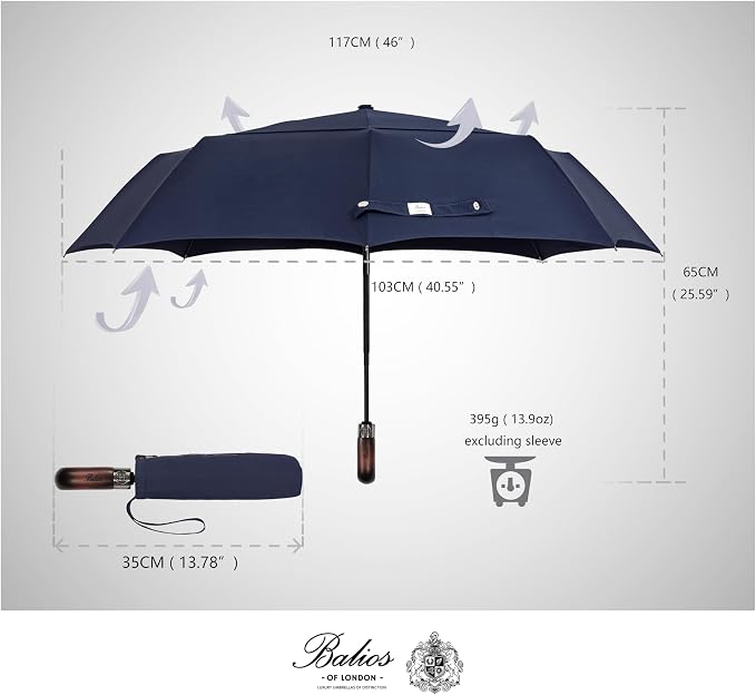 Balios Travel Folding Umbrella - Image 4