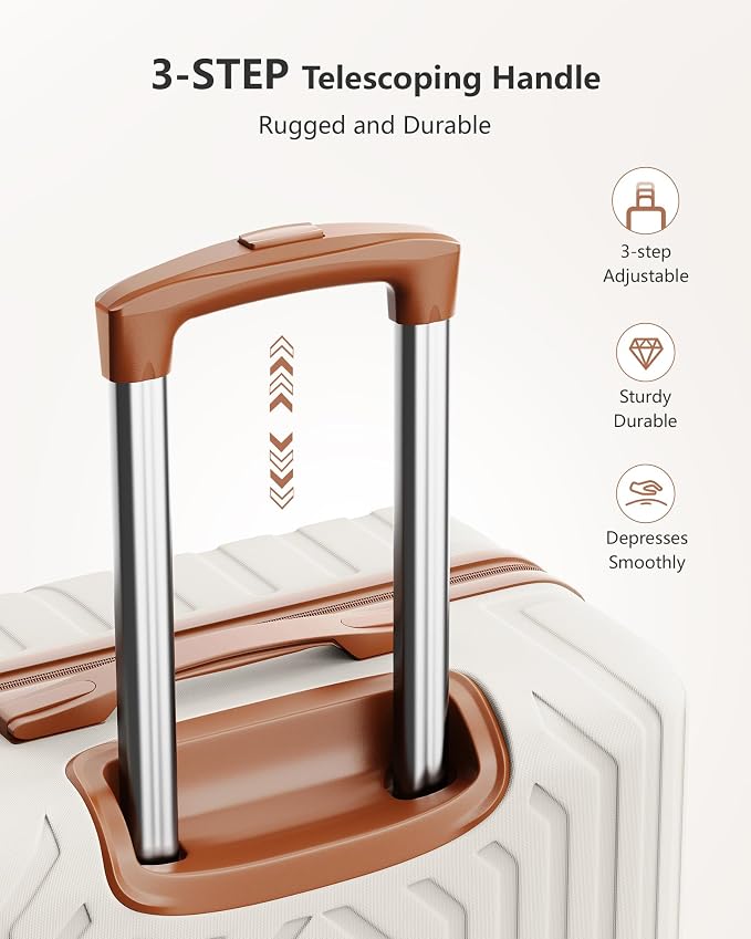 28 inch Luggage Hardside and Lightweight Suitcase - Image 4