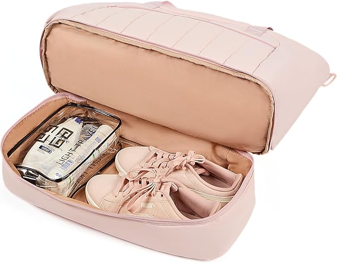 NISHEL Women's 2-in-1 Weekender Duffle Bag, Large Capacity Duffle Bag - Image 2