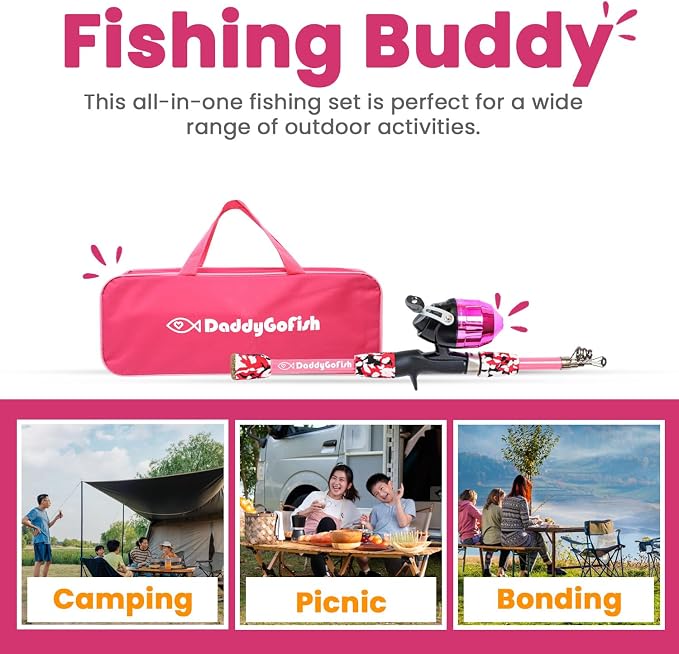 DaddyGoFish Kids Fishing Pole - Image 5