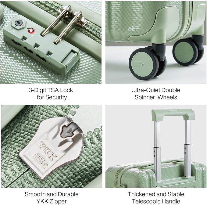 Hanke Luggage Sets 2 piece Carry On Luggage - Image 4