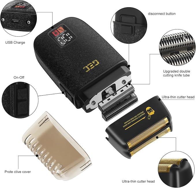 GEC 2-in-1 Electric Shaving Razor, Rechargeable Razor - Image 5