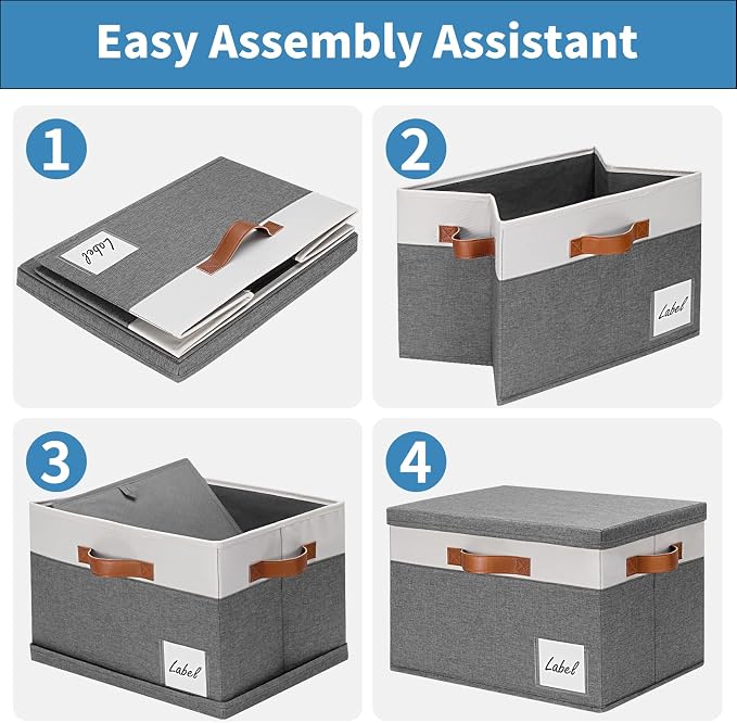 GhvyenntteS Extra Large Storage Bins - Image 5